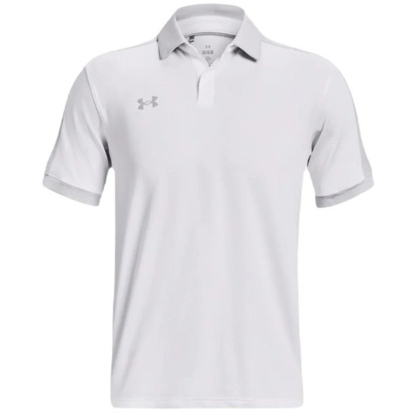 Under Armour Other - Under Armour® Men's LARGE UA Trophy Polo in White/Mod Grey - $75